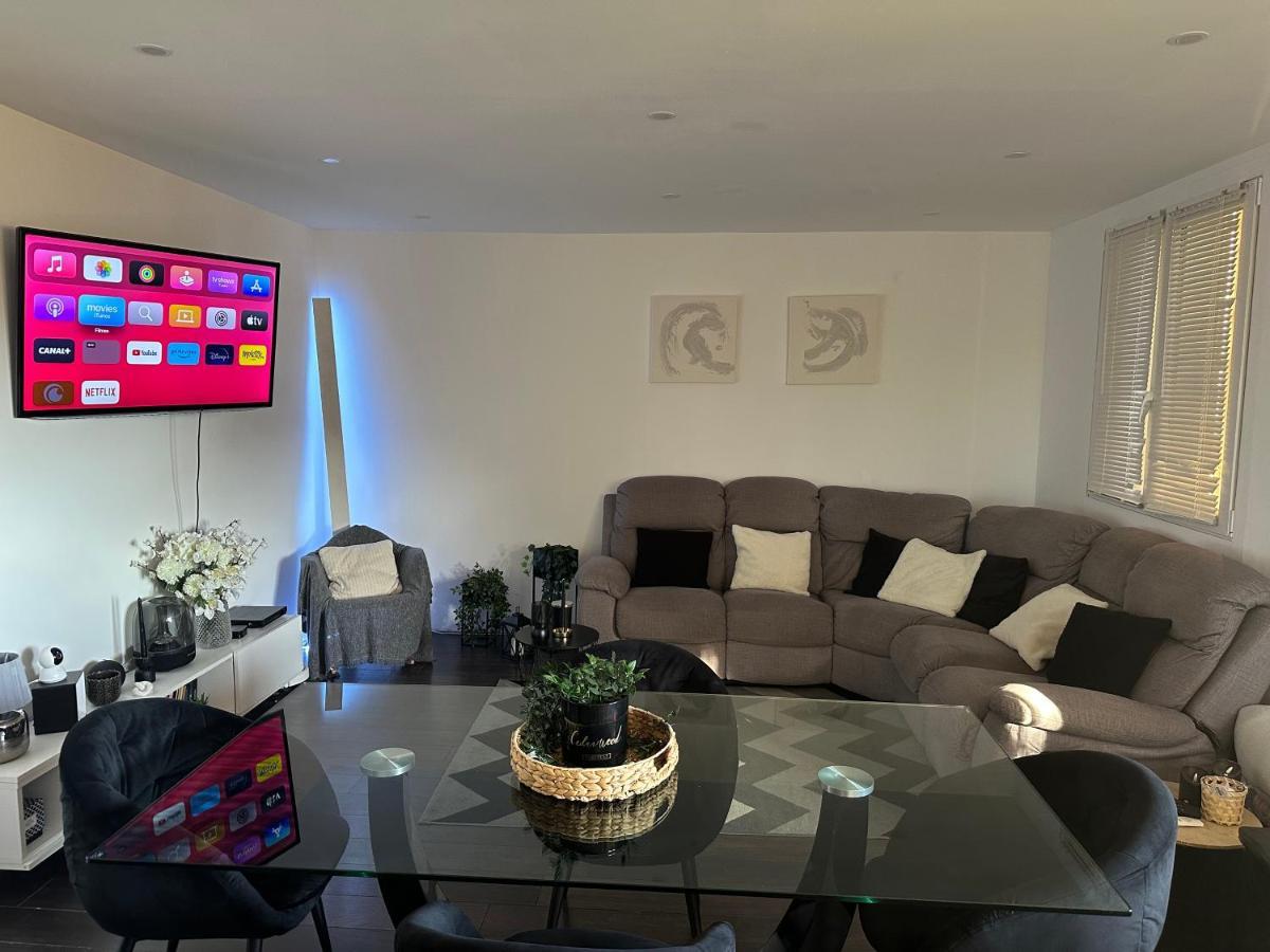 Location De Chambre Privee Dans Residence Prive, Jardins Et Parking Gratuit 1 Min To Tramway Et 9 Min De Centre-Ville, Accessibilite A Plusieurs Transports Nice Luaran gambar